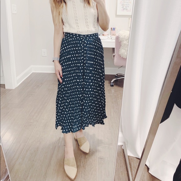 Simpler Times Polka Dot Skirt - Picture 6 of 8